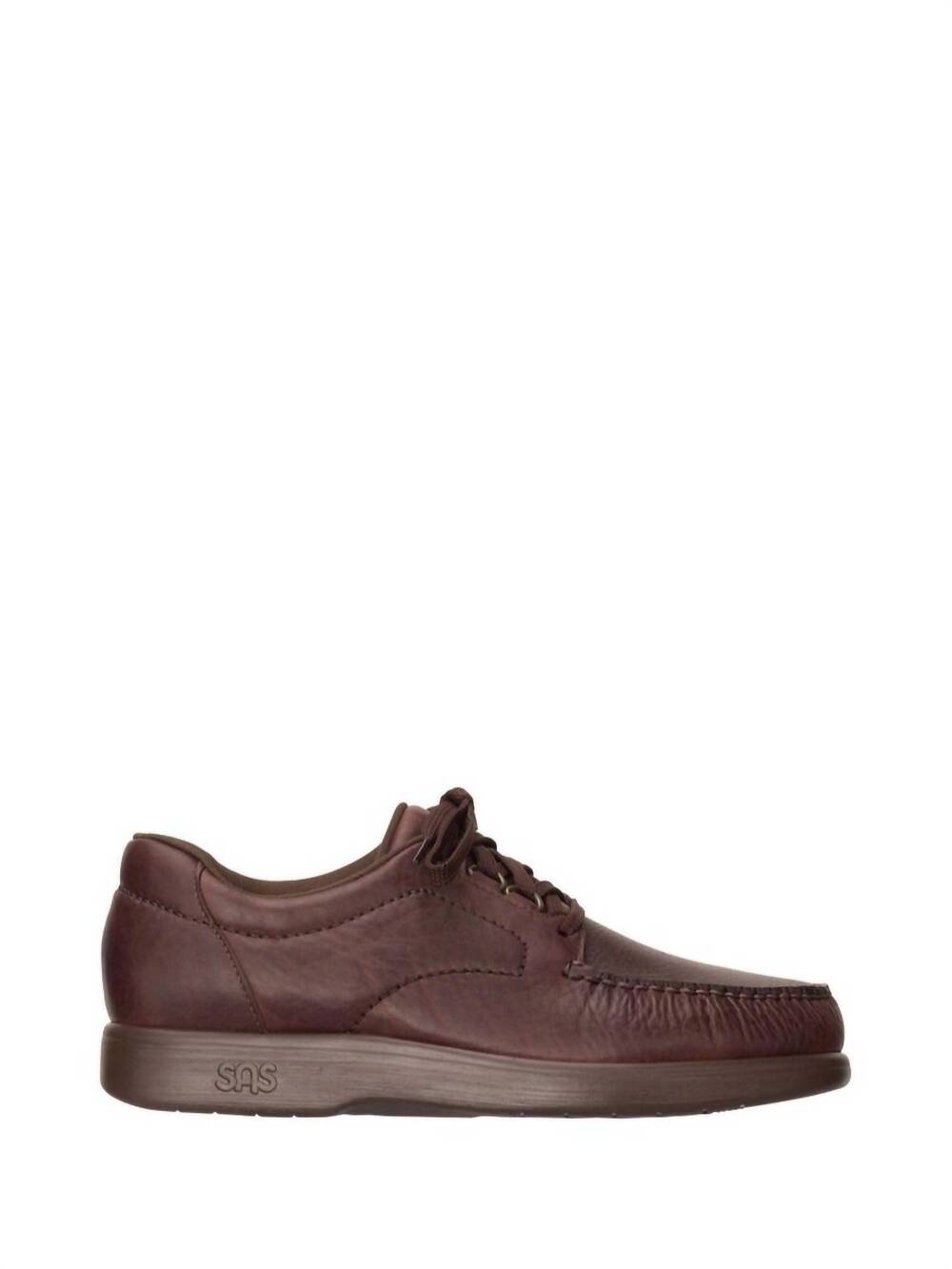 NEW SAS men's bout time mocassin shoes in mulch